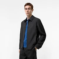 Wool Bloomsbury Track Jacket in Iron grey - Men | Burberry® Official