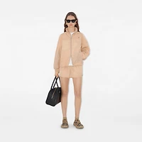 Nylon Cotton Jacket in Teacup - Women | Burberry® Official