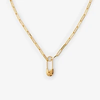 Knight Pin Necklace in Gold - Women | Burberry® Official