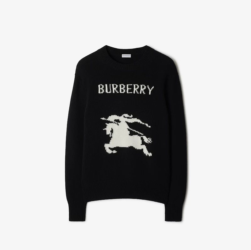 EKD Wool Cashmere Sweater in Black - Men | Burberry® Official