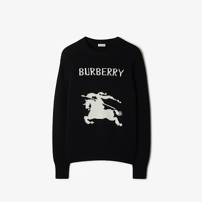 EKD Wool Cashmere Sweater in Black - Men | Burberry® Official