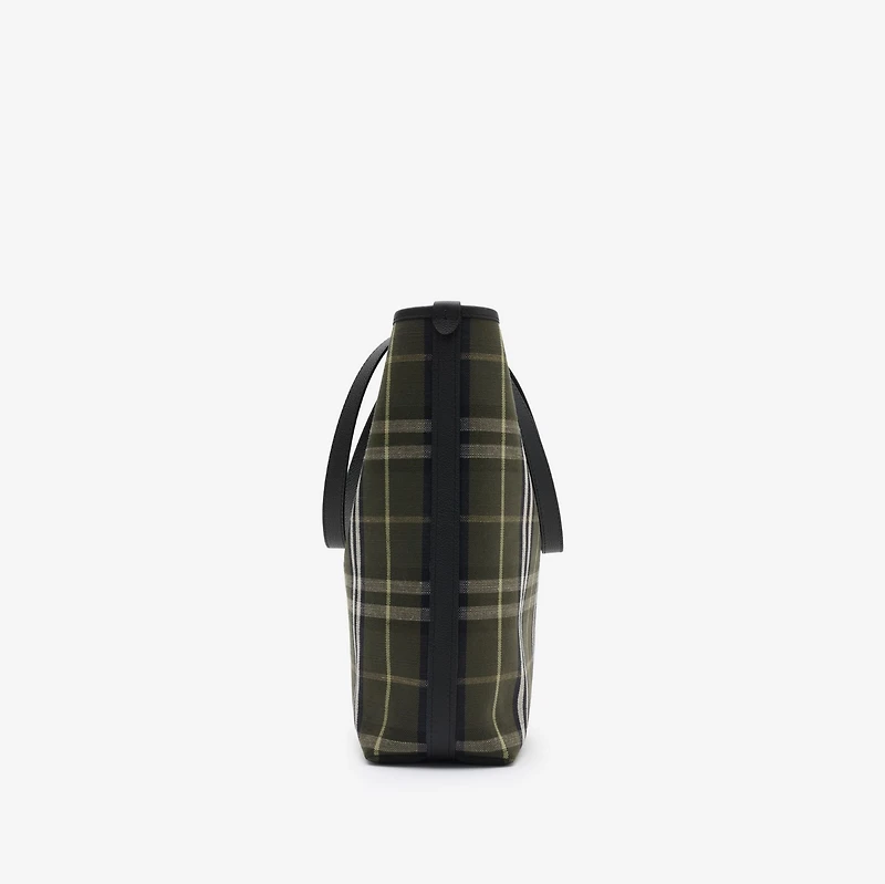 Reversible Bloomsbury North South Tote in Thicket green/slate - Men | Burberry® Official