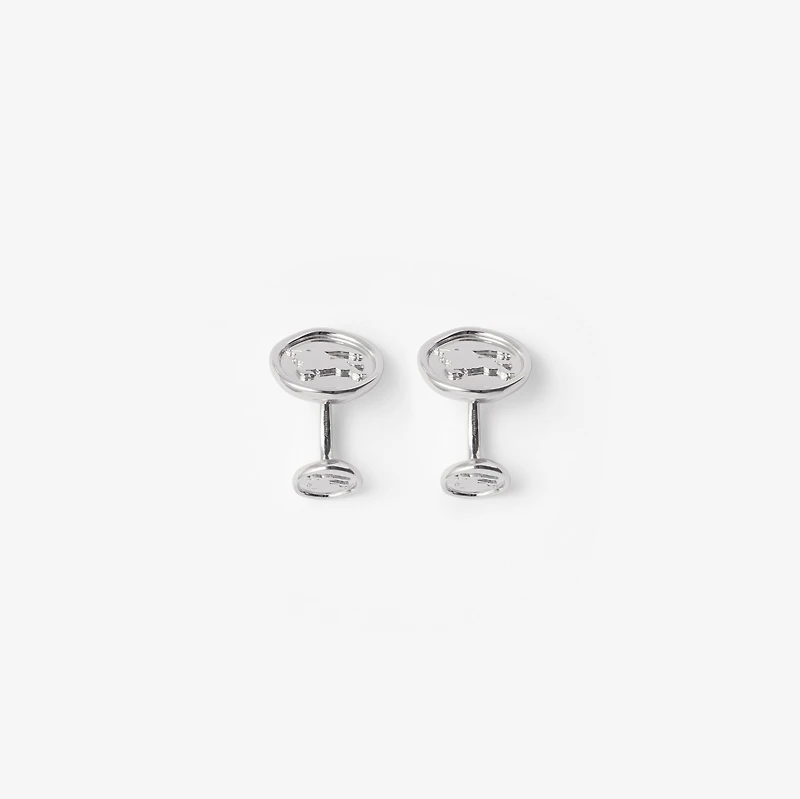 EKD Stamp Cufflinks in Silver - Men | Burberry® Official