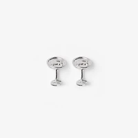 EKD Stamp Cufflinks in Silver - Men | Burberry® Official