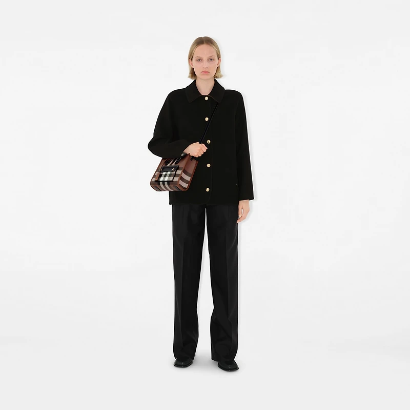 Mini Freya Tote in Dark birch brown - Women | Burberry® Official