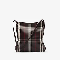 Small Highlands Shoulder Bag in Mahogany red - Women | Burberry® Official