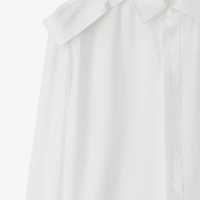 Silk Shirt in Grain - Women | Burberry® Official