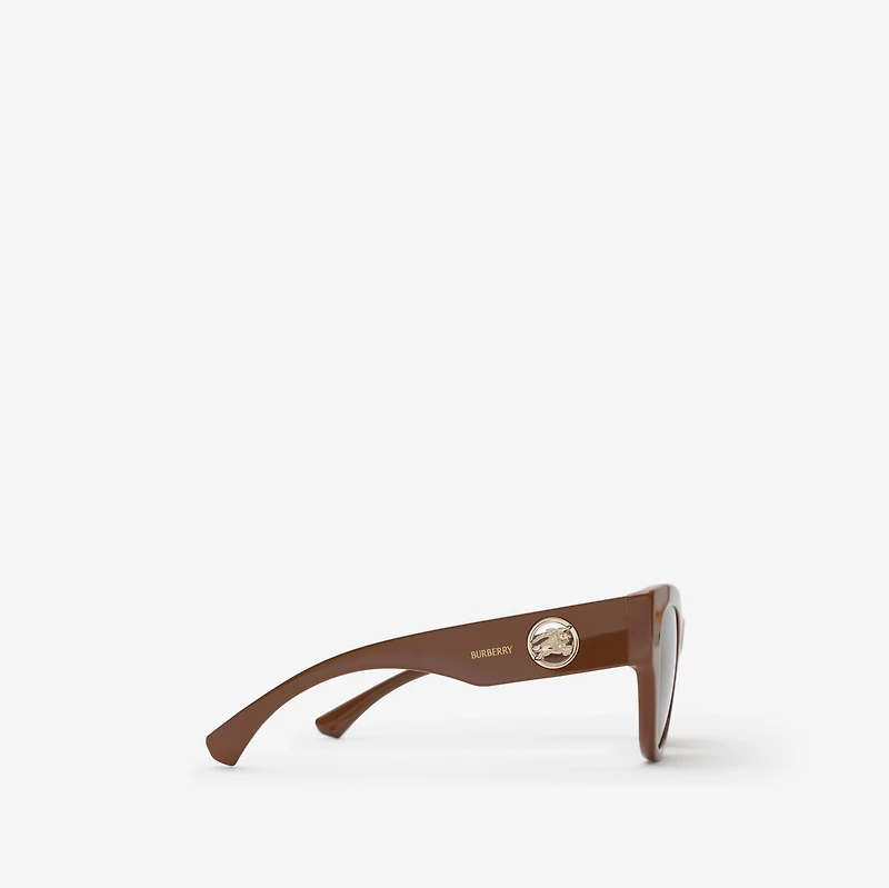EKD Round Sunglasses in Ginger - Women | Burberry® Official