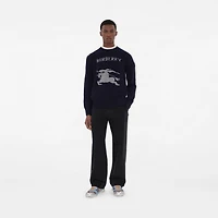 EKD Wool Cashmere Sweater in Navy - Men | Burberry® Official