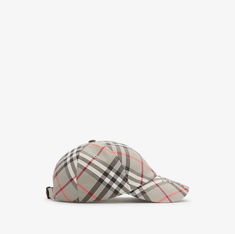 Check EKD Baseball Cap in Mauve grey - Men | Burberry® Official