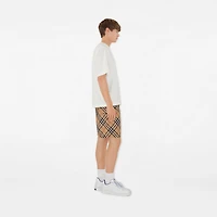 Check Shorts in Sand - Men, Nylon | Burberry® Official