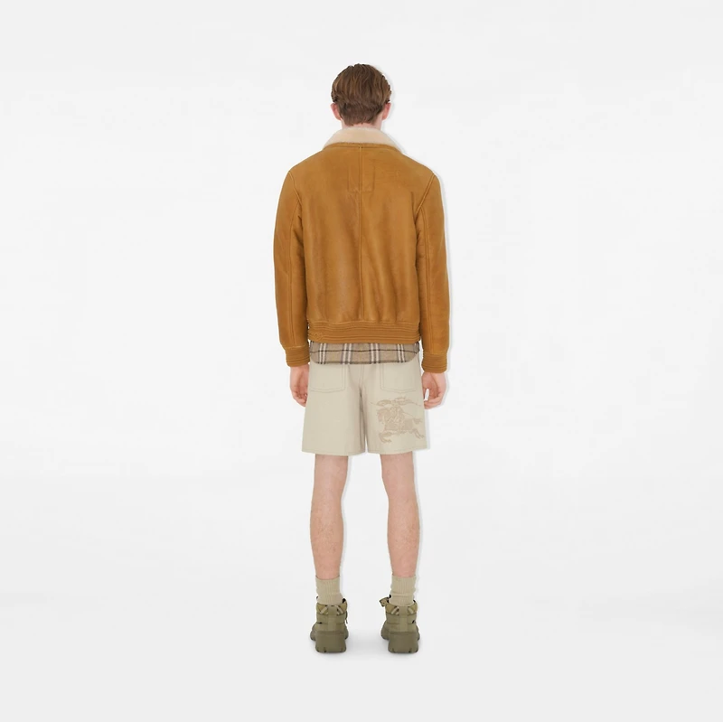 EKD Denim Shorts in Rubble - Men, Cotton | Burberry® Official