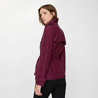 Short Paisley Lace Foxfield Trench Coat in Allium purple - Women | Burberry® Official