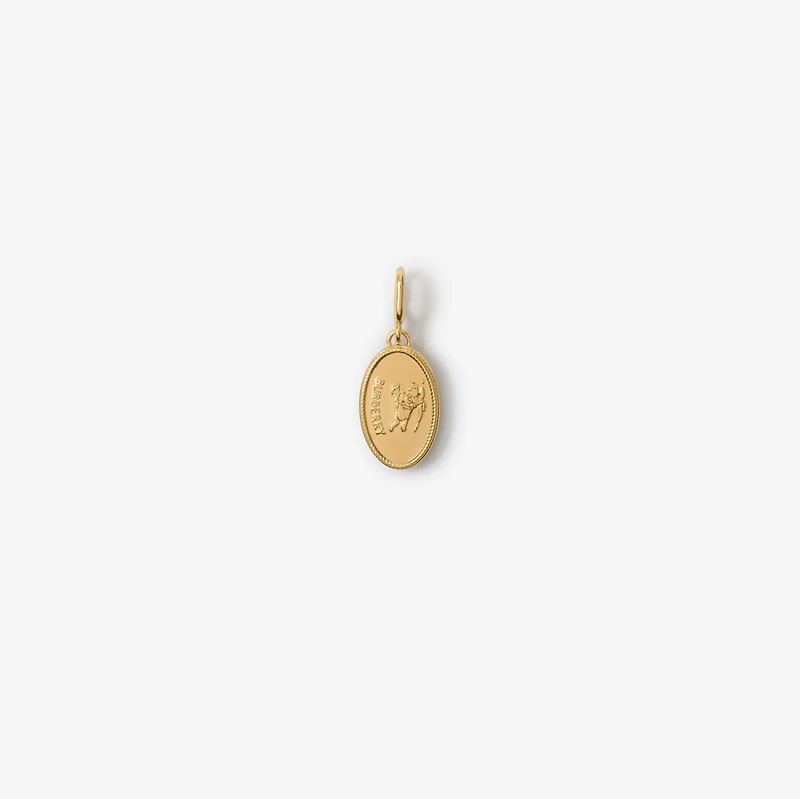 Knight Stamp Charm in Gold - Women | Burberry® Official