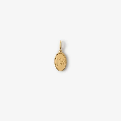 Knight Stamp Charm in Gold - Women | Burberry® Official