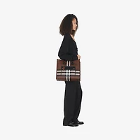 Medium Freya Tote in Dark birch brown - Women | Burberry® Official