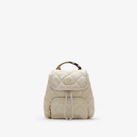 Mini Horseshoe Backpack​ in Soap beige - Women, Nylon | Burberry® Official