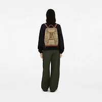 Check Backpack in Archive beige/briar brown - Women | Burberry® Official