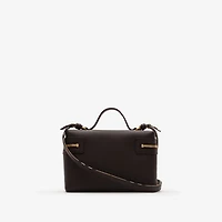 Bloomsbury Vanity Case in Peat brown/sand beige - Women, Leather | Burberry® Official