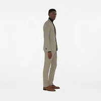 Wool Tailored Jacket in Olive drab green - Men | Burberry® Official