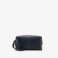 Highlands Travel Pouch in Navy - Men | Burberry® Official