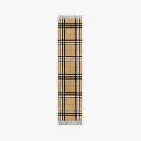 Wide Reversible Stormy Knight Scarf in Sand | Burberry® Official