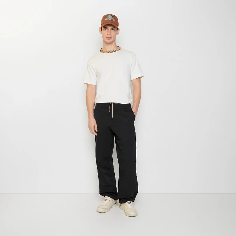 Nylon Trousers in Black - Men | Burberry® Official