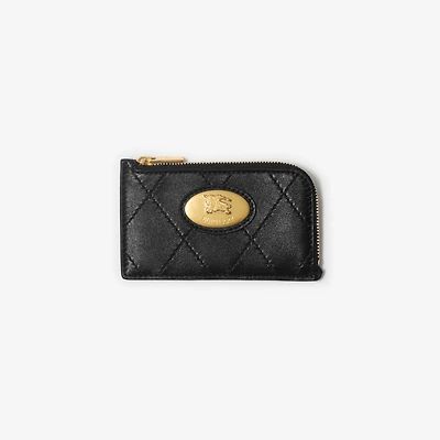 Strand Zip Card Case in Black - Women | Burberry® Official