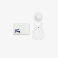 Cotton Two-piece Baby Gift Set in White - Children | Burberry® Official