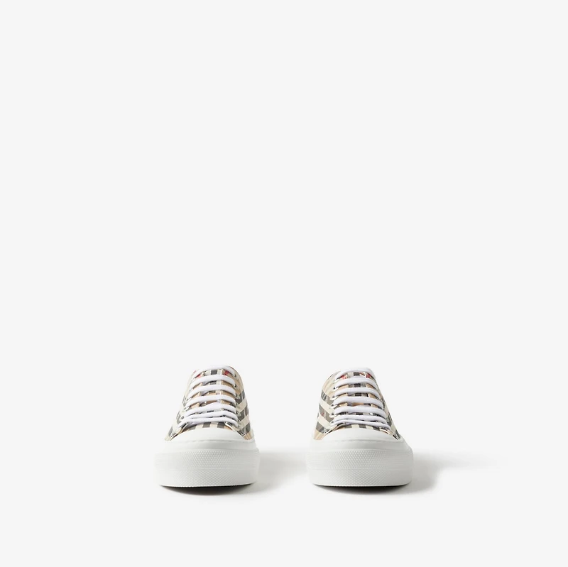 Check Sneakers in Archive beige - Women | Burberry® Official