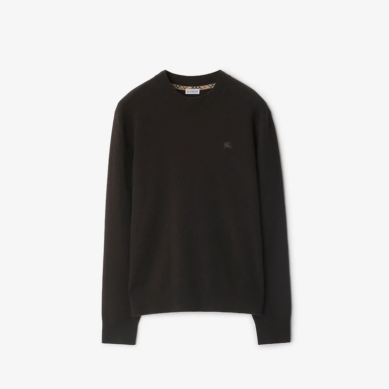 Cashmere Blend Sweater in Scorched brown - Men | Burberry® Official