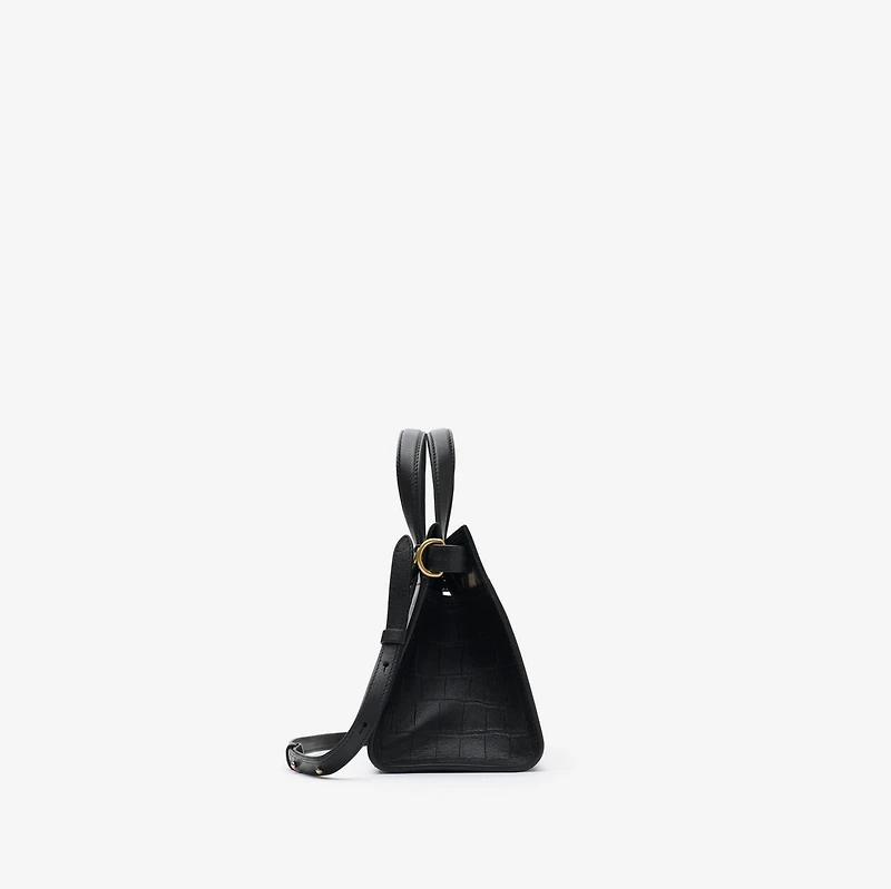 Mini Cotswolds Tote in Black - Women | Burberry® Official