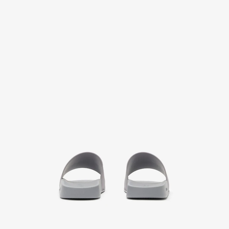 Logo Slides in Marble grey/dove beige - Men | Burberry® Official