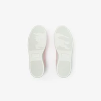 Leather Set Sneakers​ in Baby pink/mallow pink - Women | Burberry® Official