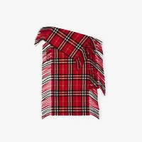 Check Cashmere Happy Scarf in Currant | Burberry® Official