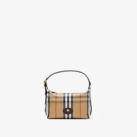 Mini Highlands Duffle Bag​ in Sand beige - Women | Burberry® Official