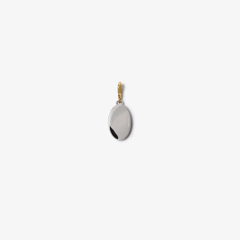 Knight Stamp Enamel Charm in Sash purple/silver - Women | Burberry® Official