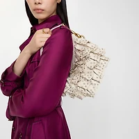 Mini Ruffle Bag in Soap beige - Women, Leather | Burberry® Official
