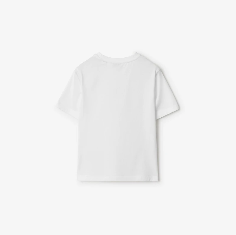 EKD Cotton T-shirt in White | Burberry® Official