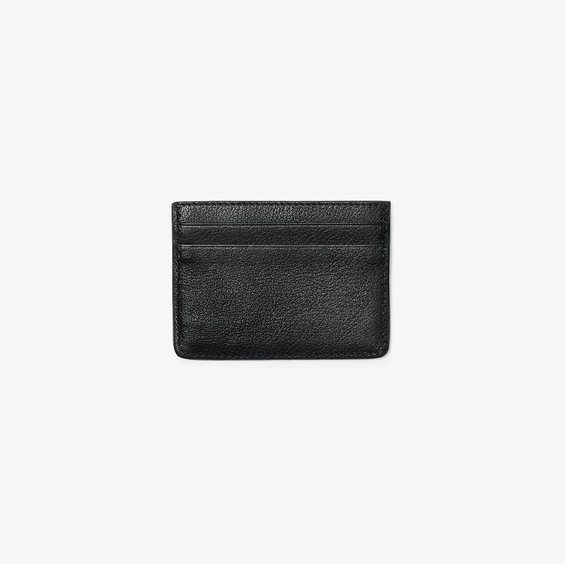 Check Intarsia Card Case in Peat brown - Men | Burberry® Official
