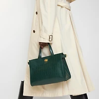 Small Cotswolds Tote in Ivy green - Women | Burberry® Official