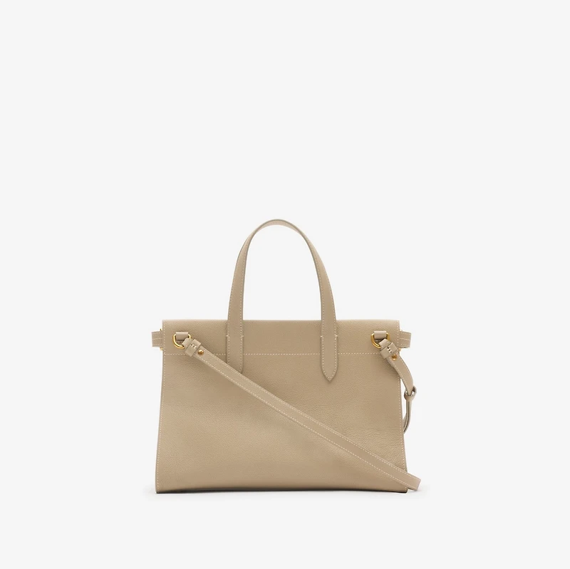 Small Cotswolds Tote in Mushroom beige - Women | Burberry® Official