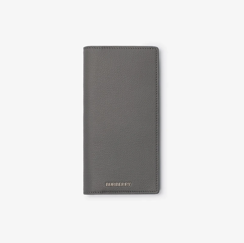 Logo Continental Wallet in Anthracite grey - Men | Burberry® Official