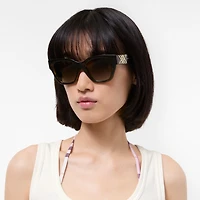 Heritage Square Sunglasses in Dark havana - Women | Burberry® Official