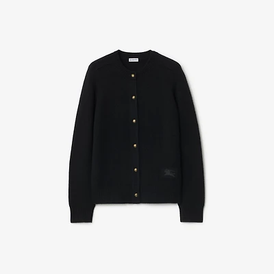 Cashmere Cardigan in Black - Women | Burberry® Official