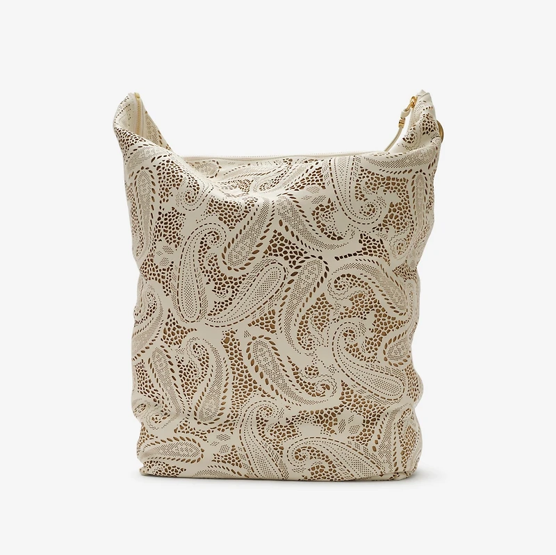 Large Bridle Tote in Soap beige - Women, Leather | Burberry® Official