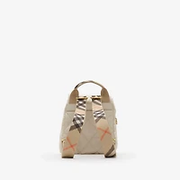 Mini Horseshoe Backpack​ in Soap beige - Women, Nylon | Burberry® Official