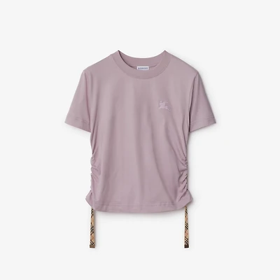 Festival Cotton T-shirt in Wisteria - Women | Burberry® Official