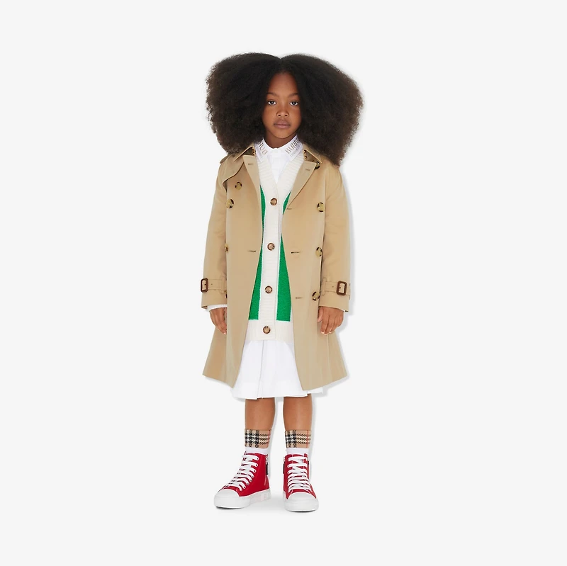 Gabardine Trench Coat in Honey | Burberry® Official