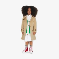 Gabardine Trench Coat in Honey | Burberry® Official